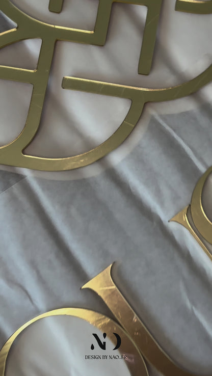 Enseigne signature prête à poser