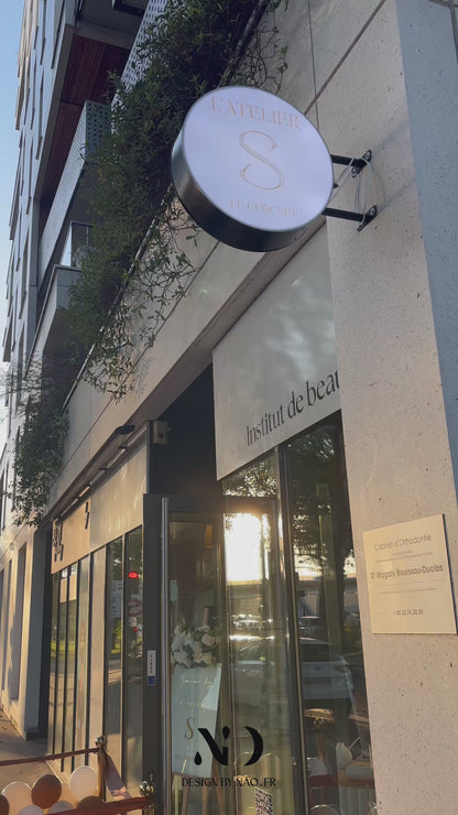 Enseigne signature prête à poser