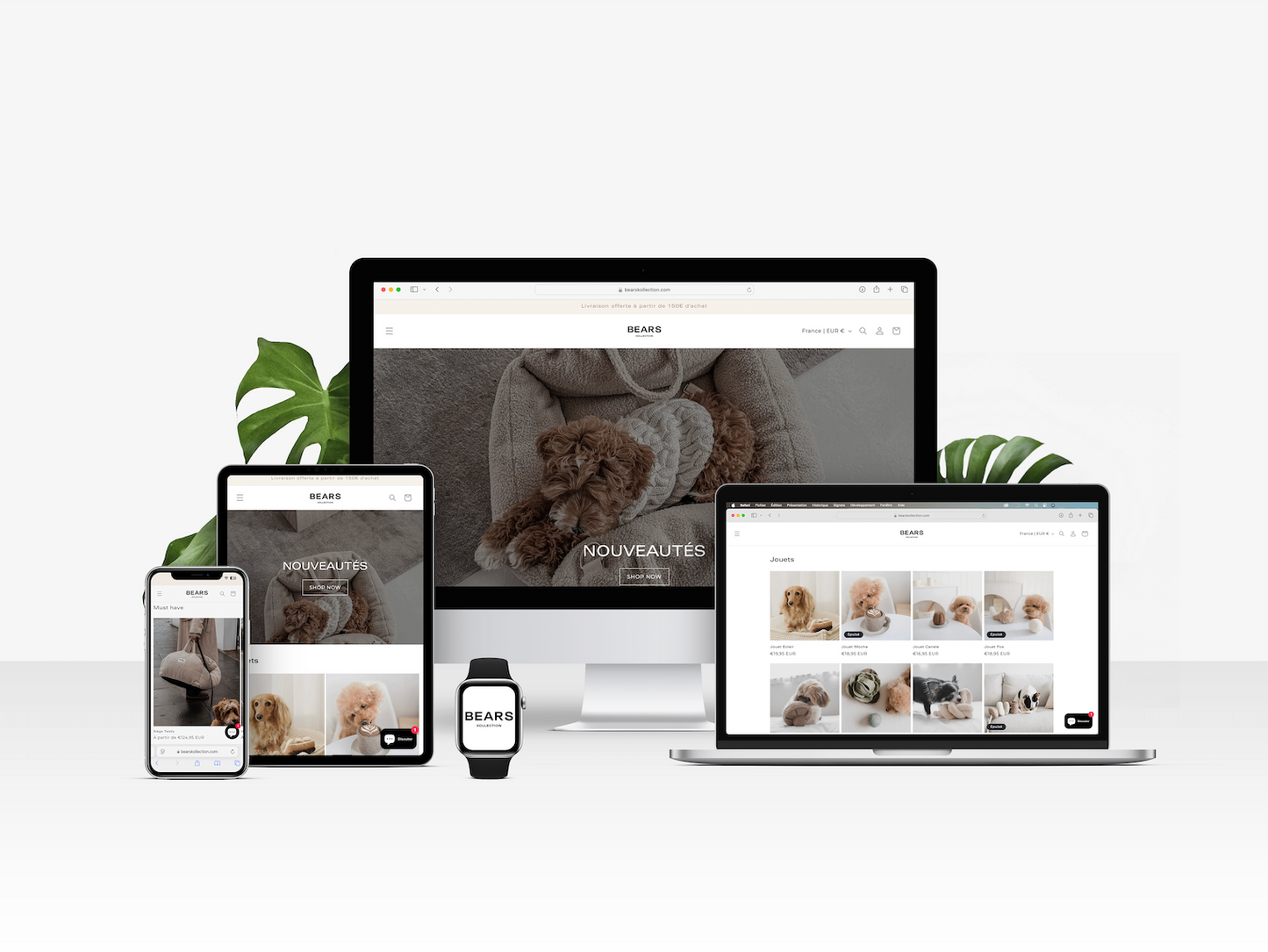 Site internet shopify, conception, design & référencement